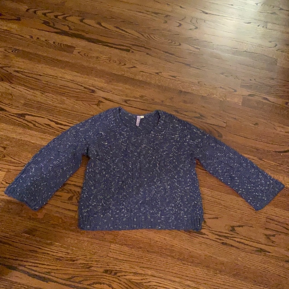 Blue and White sweater